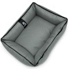 Лежак ліжко для собак та котів EGO Bosyak Waterproof S 65x55 Сірий (спальне місце для собак та котів)
