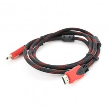 Кабель Merlion (YT-HDMI(M)/(M)NY/RD-20m/08280) HDMI-HDMI, 20м Black/Red, пакет