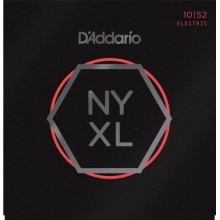 Струни для електрогітари D'Addario NYXL1052 Nickel Wound Light Top / Heavy Bottom Electric Guitar Strings 10/52