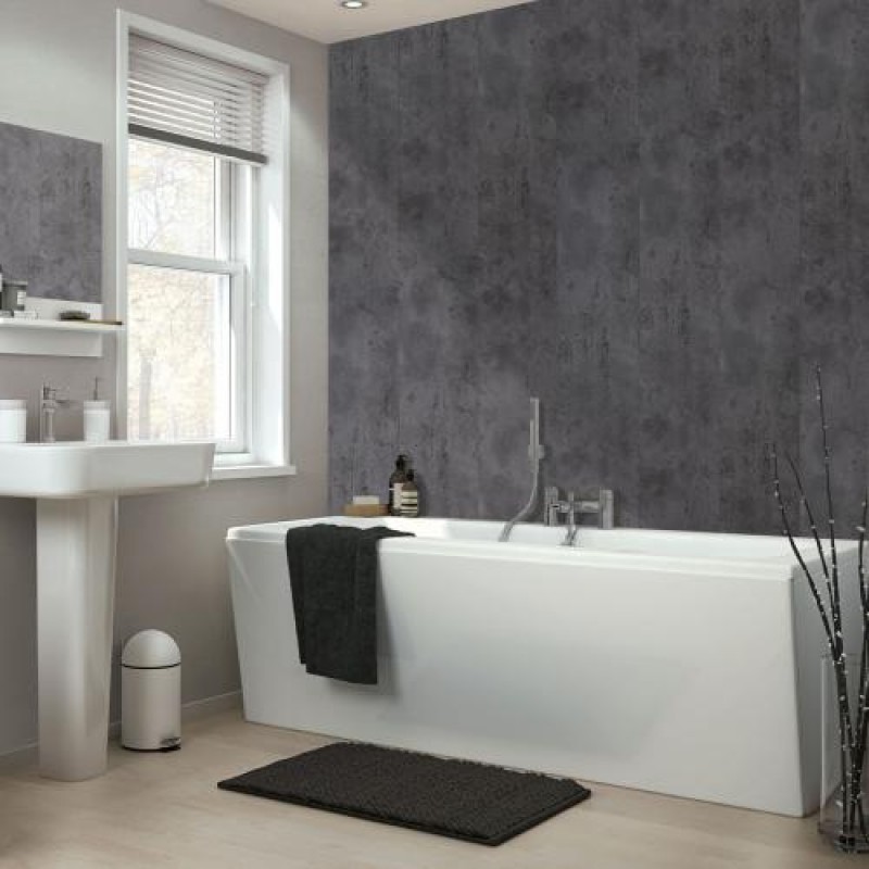 ПВХ панель пластикова вагонка для стін та стелі Індастріал Slate L 03.55 Riko