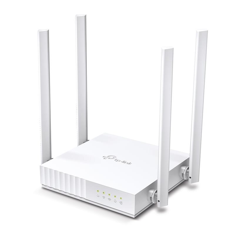 Бездротовий маршрутизатор TP-Link ARCHER C24 (AC750, 1хFE WAN, 4хFE LAN, 4 зовнішні антени)