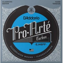 Струни для класичної гітари D'Addario EJ46FF Classic Silverplated Wound Fluоrocarbon Hard Tension