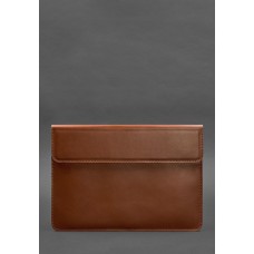 Шкіряний чохол-конверт на магнітах для MacBook 13 Світло-коричневий BlankNote