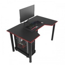 Геймерський ігровий стіл ZEUS™ GAMER-3 чорний/червоний Геймерський ігровий стіл ZEUS™ GAMER-3 чорний/червоний