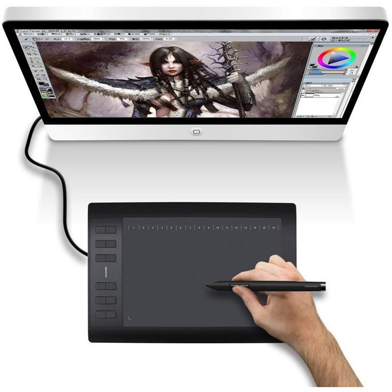 Графічний планшет Huion New 1060 Plus + рукавичка