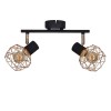 Спот Candellux Acrobat 40x17 см Чорно-мідний (92-22202)