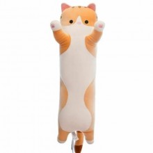 М'яка іграшка-подушка 50 см UKC Кіт Рудий