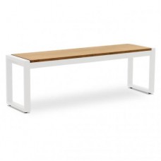 Обідня лава в стилі Loft NS-1091 480x1500x400 мм Белый