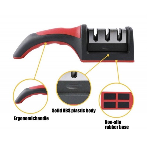 Професійна ручна точила для кухонних ножів Sharpener YL 7001 3 в 1