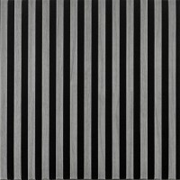 Панель-рейка Sticker Wall 665x665x5 мм Чорно-сірий (D) SW-00002532