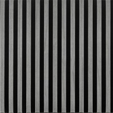 Панель-рейка Sticker Wall 665x665x5 мм Чорно-сірий (D) SW-00002532