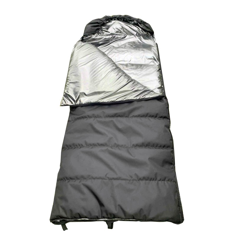 Спальний мішок тактичний зимовий Дорожка 230х90 черний 5048