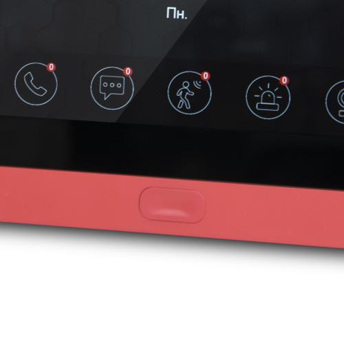Комплект Wi-Fi відеодомофонa BCOM BD-760FHD/T Red з підтримкою Tuya Smart і BT-400FHD Black Комплект Wi-Fi відеодомофонa BCOM BD-760FHD/T Red з підтримкою Tuya Smart і BT-400FHD Black