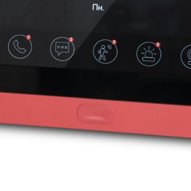 Комплект Wi-Fi відеодомофонa BCOM BD-760FHD/T Red з підтримкою Tuya Smart і BT-400FHD Black