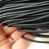 Шнурок-гумка Luxyart 3 мм 500 м Чорний (Р3-501) в інтернет супермаркеті PbayMarket!