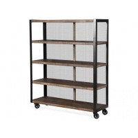 Стелаж для зберігання в стилі Loft NS-1765 1230x800x300 мм Черный Стелаж для зберігання в стилі Loft NS-1765 1230x800x300 мм Черный