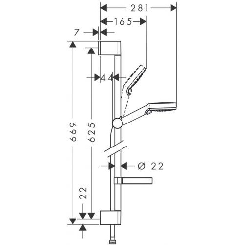 Набір змішувачів HANSGROHE Logis Loop 100 1062019 (71151000+71244000+26553400) в інтернет супермаркеті PbayMarket!