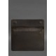 Шкіряний чохол-конверт на магнітах для MacBook Air / Pro 13 '' Темно-коричневий Crazy Horse BlankNote