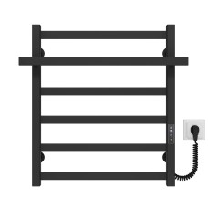 Рушникосушарка електрична Nicolе П6 500х600 Deffi Чорний JD04 (A.NI.60.50.6.E.B.R.2)