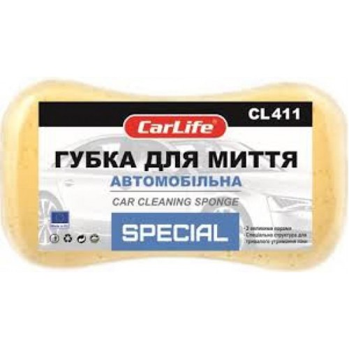 Губка CARLIFE Special з великими порами 220x120x60mm CL-411 в інтернет супермаркеті PbayMarket!