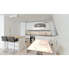 Наклейка вінілова на стіл Zatarga «Рожевий Париж» 650х1200 мм Z180492/1st