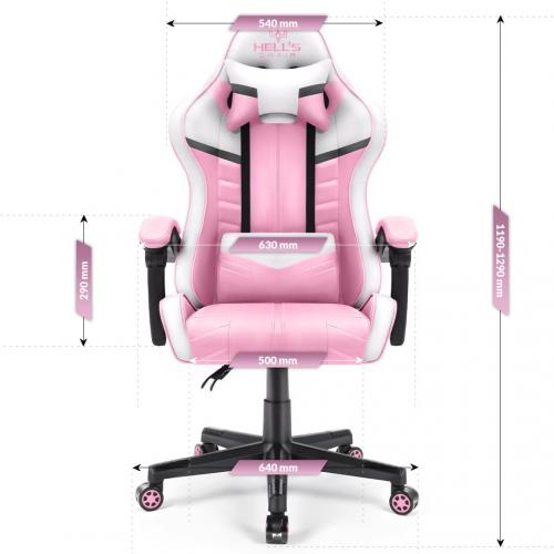 Комп'ютерне крісло Hell's Chair HC-1004 PINK Комп'ютерне крісло Hell's Chair HC-1004 PINK