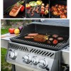 Тефлоновий килимок для гриля No Brand BBQ grill sheet з антипригарним покриттям 33x40 см Чорний (2104618536)