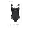 Боді з еко-шкіри та мережива Loona Body black S/M - Passion в інтернет супермаркеті PbayMarket!