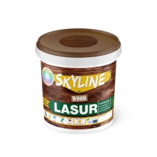 Лазур декоративно-захисний Skyline Lasur Wood для обробки дерева Махагон 0.4 л