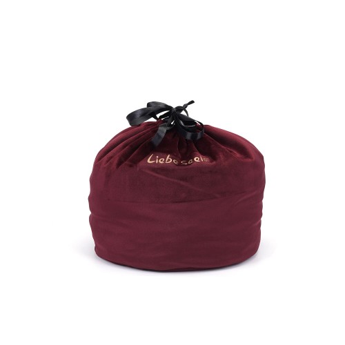 Мішечок для зберігання іграшок Liebe Seele Wine Red Large Storage Bag Cylindrical в інтернет супермаркеті PbayMarket!