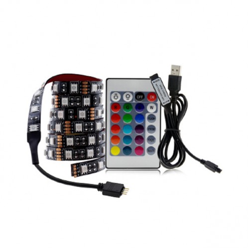 Світлодіодна стрічка з пультом UKC 5050 RGB 2м