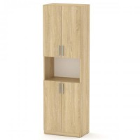 Шафа книжкова Компаніт КШ-5 Дуб сонома (60х37х195 см) Шафа книжкова Компаніт КШ-5 Дуб сонома (60х37х195 см)