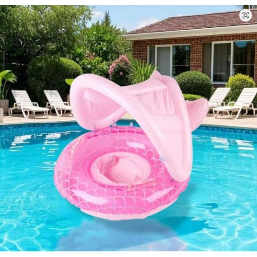 Надувний човен-круг Urbankit Русалка 73х64х38 см Рожевий (UD5164) Надувний човен-круг Urbankit Русалка 73х64х38 см Рожевий (UD5164)