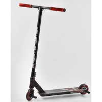 Самокат трюковий Best Scooter Crash HIC-система Пегі алюмінієвий диск та дека Black/Red (102311)