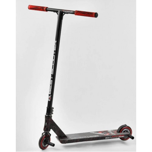 Самокат трюковий Best Scooter Crash HIC-система Пегі алюмінієвий диск та дека Black/Red (102311) Самокат трюковий Best Scooter Crash HIC-система Пегі алюмінієвий диск та дека Black/Red (102311)