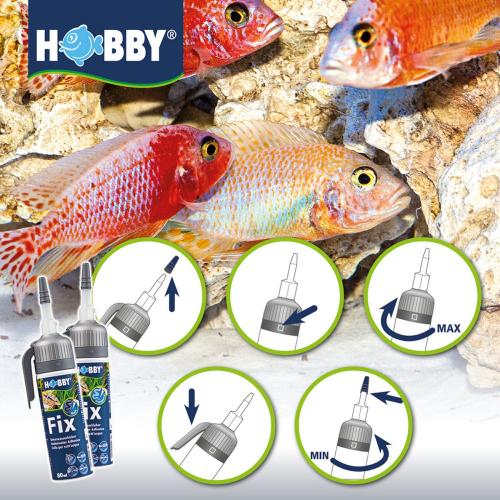 Клей герметик акваріумний Hobby Fix Underwater Adhesive 75 мл Чорний (HB11967) Клей герметик акваріумний Hobby Fix Underwater Adhesive 75 мл Чорний (HB11967)