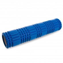 Роллер для занять йогою та пілатесом Grid 3D Roller FI-4941 d-14.5см, l-61см Синій (AN0569)