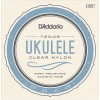 Струни для укулеле D'Addario EJ65T Clear Nylon Tenor Ukulele Strings 28/29