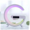 Ночник RGB 3в1 + Bluetooth колонка та бездротова зарядка G63 Smart Small White CNV