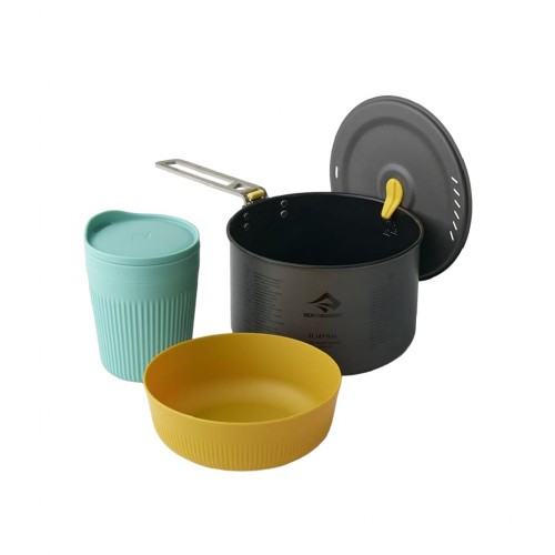 Набір посуду Sea to Summit Frontier UL One Pot Cook Set М 3 шт Різнокольоровий (STS ACK027031-122105) Набір посуду Sea to Summit Frontier UL One Pot Cook Set М 3 шт Різнокольоровий (STS ACK027031-122105)