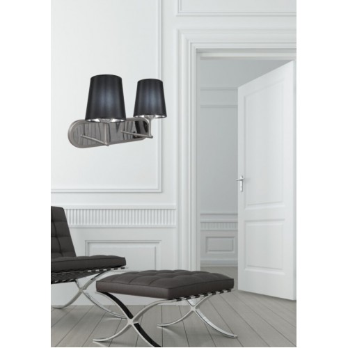 Бра Candellux Milonga 40x30 см Сріблястий (22-53503)