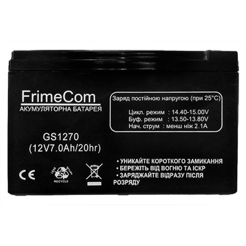 Акумуляторна батарея FrimeCom 12V 7AH (GS1270)