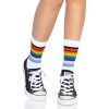 Шкарпетки жіночі в смужку Leg Avenue Pride crew socks Rainbow, 37–43 розмір в інтернет супермаркеті PbayMarket!