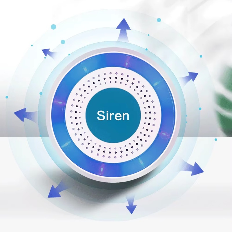 Бездротова сирена автономна для бездротових датчиків 433 мГц Digoo DG-ROSA, з акумулятором