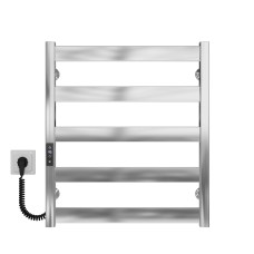 Рушникосушарка електрична Silvia П5 500х600 E Deffi Хром JD04 (A.SV.60.50.5.E.C.L.2)