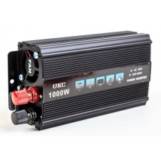 Перетворювач струму автомобільний UKC SSk1000W USB DC/AC Чорний CPK 1973