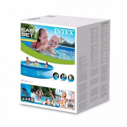 Надувний басейн сімейний Intex 366х84 см 7290 л Блакитний (28143) Надувний басейн сімейний Intex 366х84 см 7290 л Блакитний (28143)