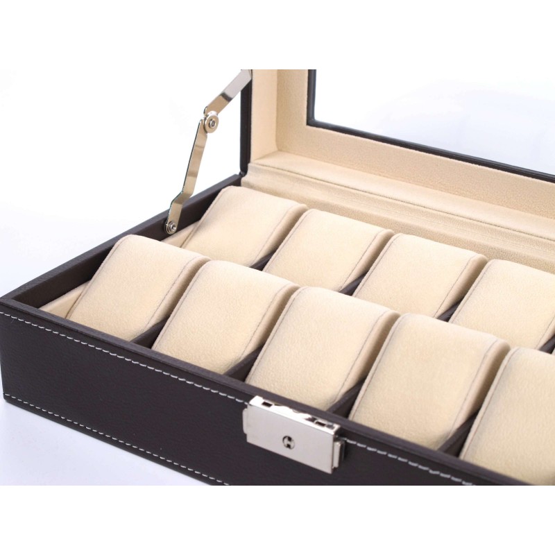 Шкатулка для годинників Salvadore PB/1098/12.DBR темно-коричневий