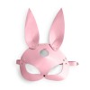 Шкіряна маска Зайчика Art of Sex - Bunny mask, колір Рожевий в інтернет супермаркеті PbayMarket!