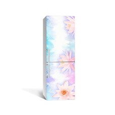 Наклейка на холодильник Zatarga «Легкість лотоса» 650х2000 мм вінілова 3Д наклейка декор на кухню